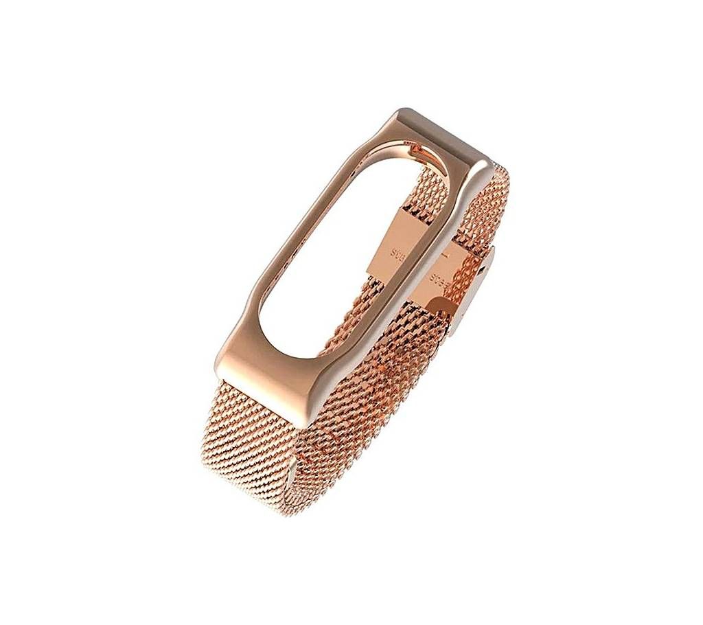 Mi Band 2 Stainless Steel Strap - Rose Gold