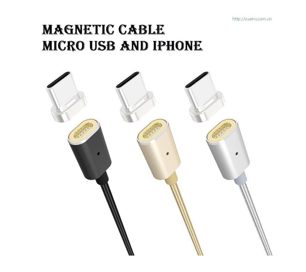 Magnetic Cable For Micro USB And iphone - 1pc