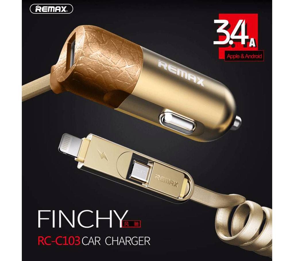 Remax Finchy 3.4A Car Charger