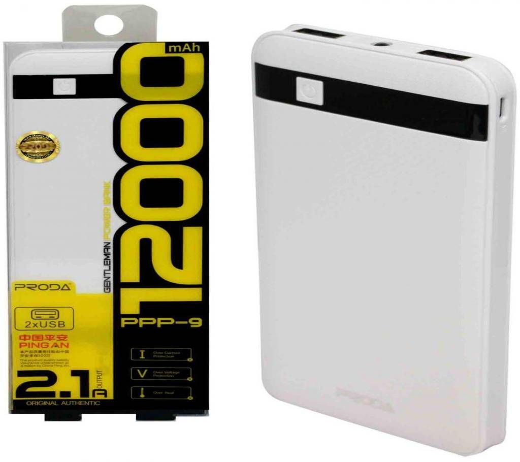 Proda PPP-9 12000 mAh POWER BANK with LED Display