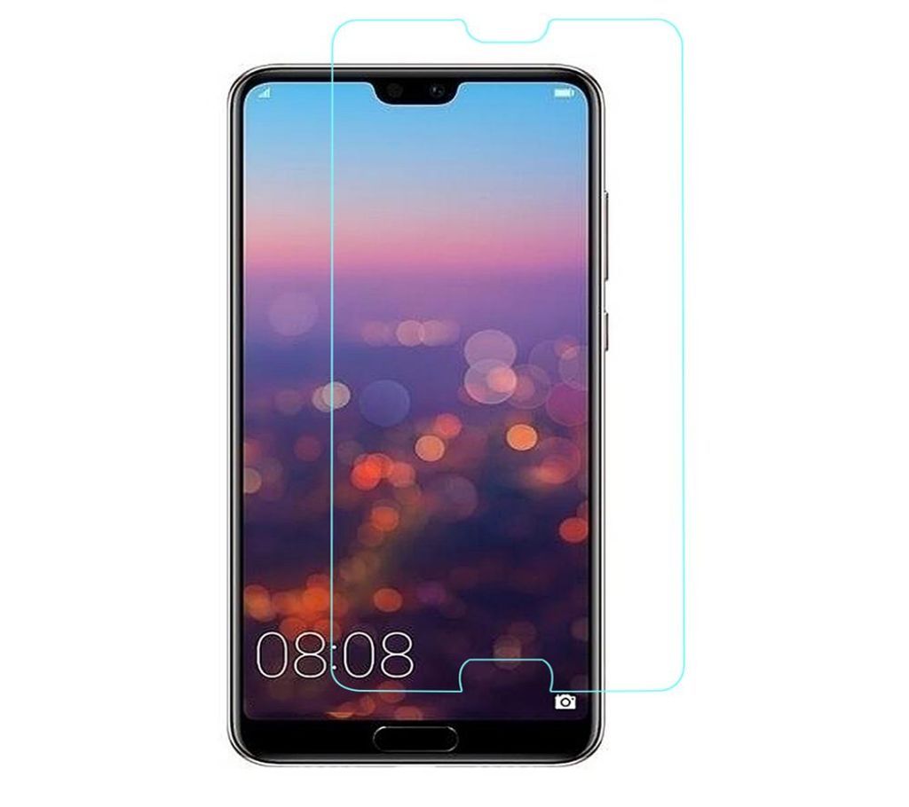 Mini Smile 2Pcs 0.2mm Ultra-thin 9H Hardness Explosion-Proof Tempered Glass Screen Protector for Huawei P20 Pro - Transparent