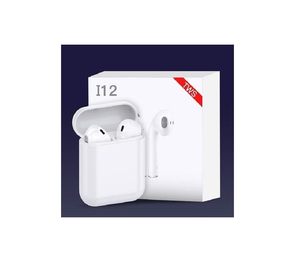12 TWS Bluetooth 5.0 Earbuds True Wireless Touch Control Bluetooth Earphones