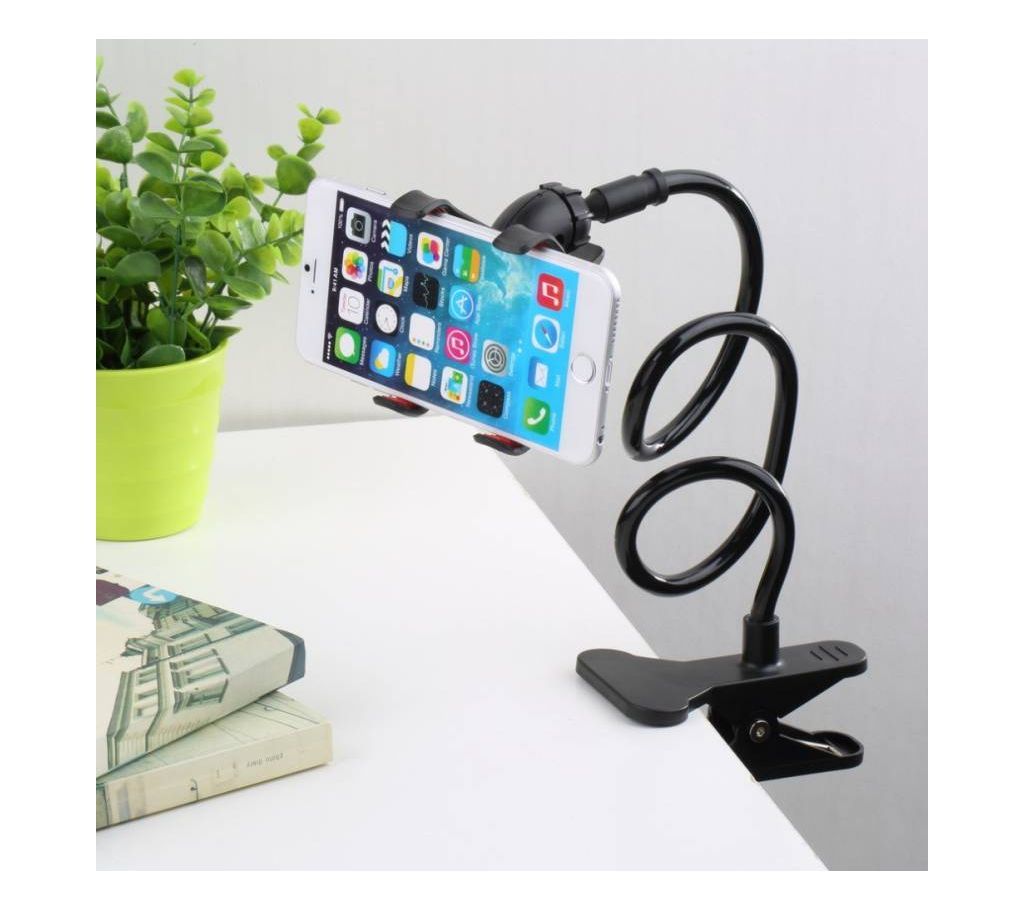 Portable Long Arm Mount Universal Cell Phone Tablet GPS Clamp Holder Stand Brace360