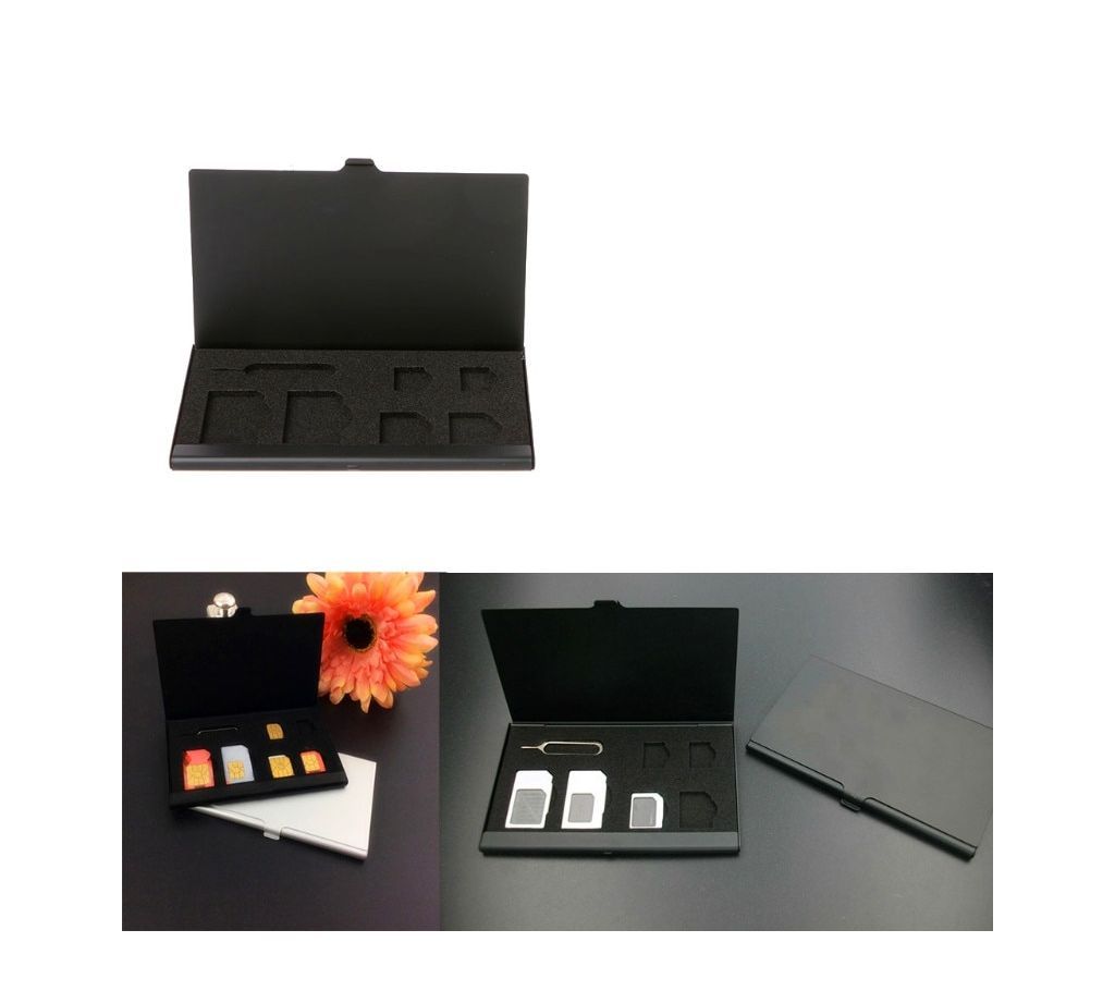 Aluminum Sim Card storage Box