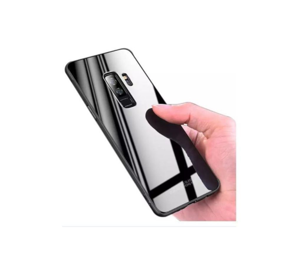 Phone CASE for SAMSUNG GALAXY S9+ GLASS  BLACK  CHG1