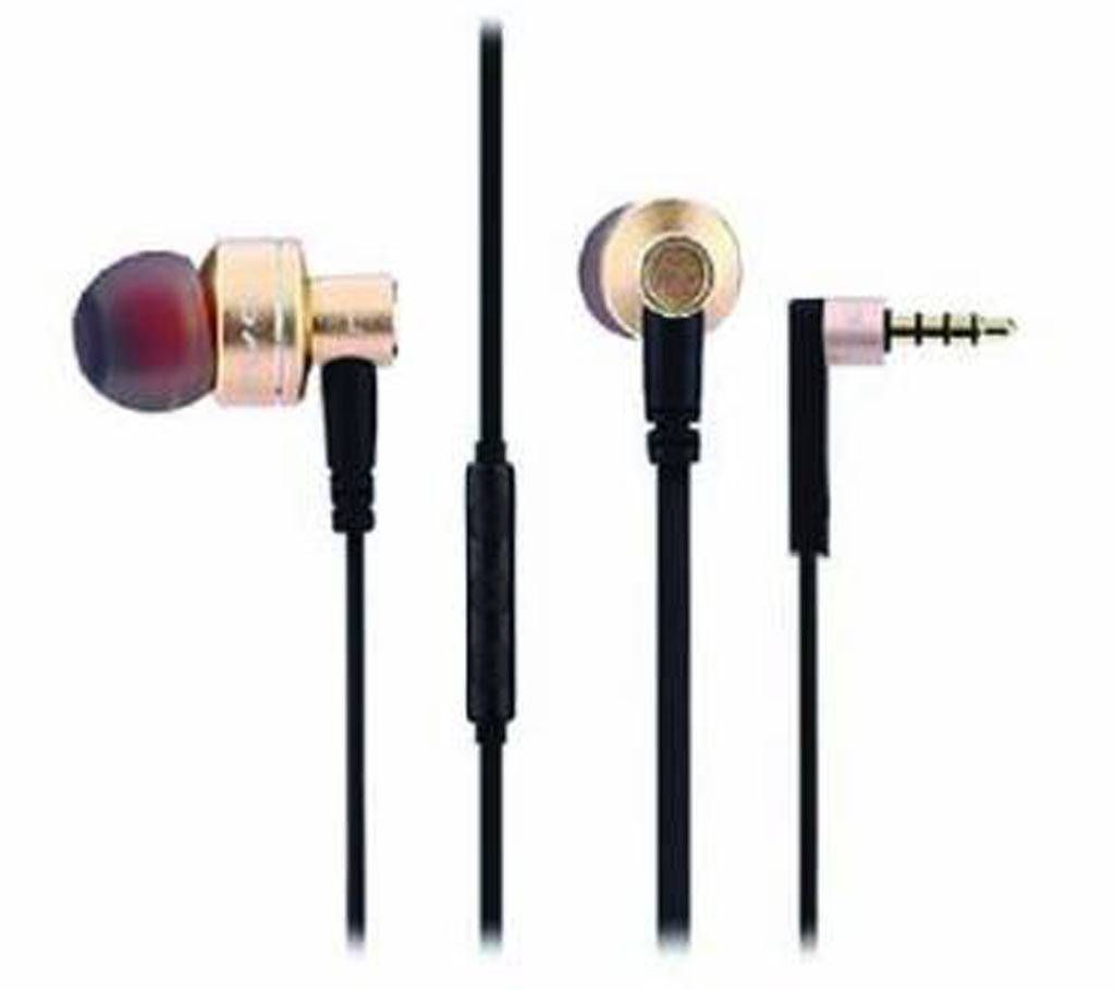 Awei ES10TY Super Bass Earphone W/ MIC - Gold