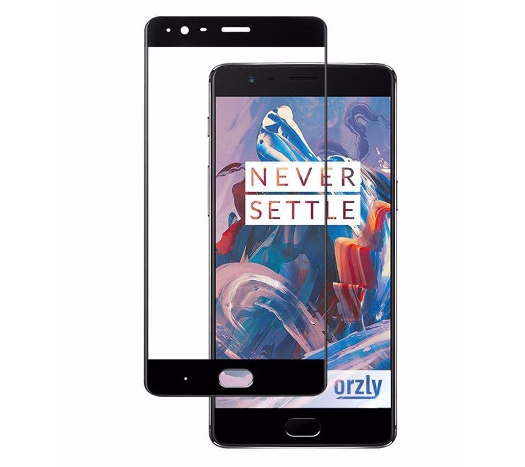 Curve Tempered Glass For OnePlus 3 - Black