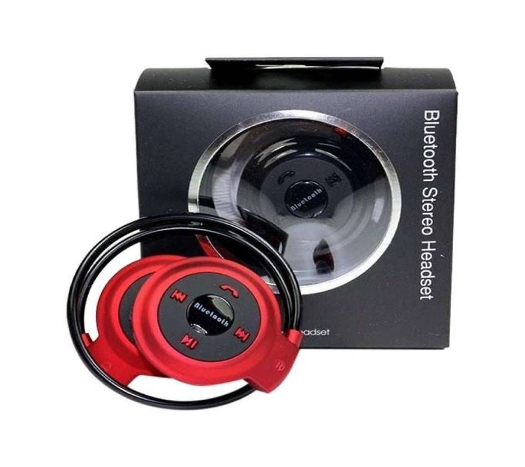 Mini-503 Wireless Bluetooth Sports Stereo Headset - Red