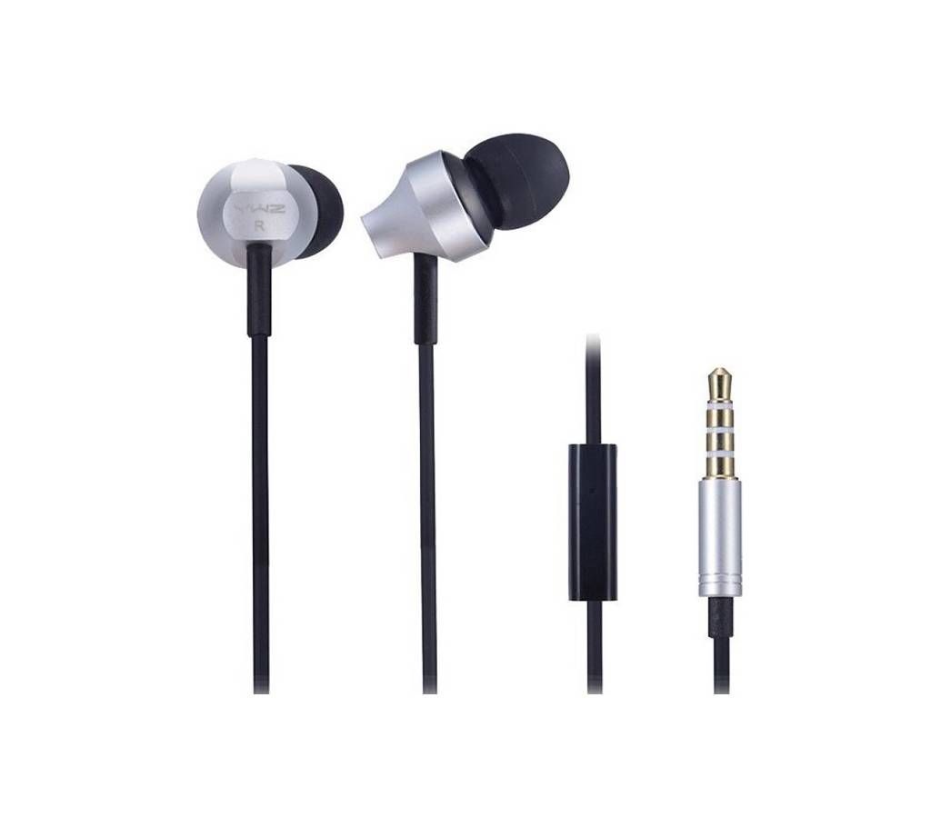 YWZ-89 Super Bass Metal Earphone -White