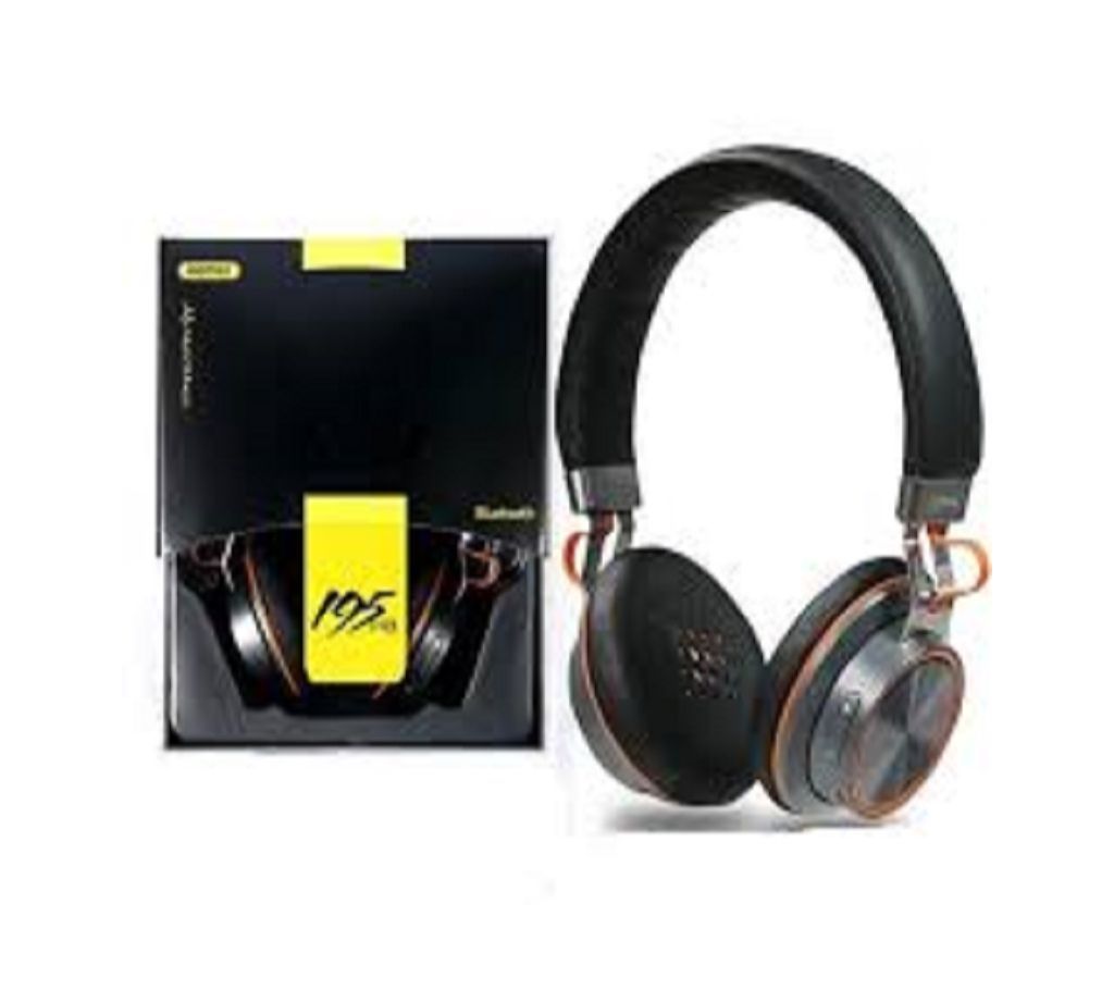 Original Remax 195HB Wireless Headphones Stereo Bluetooth 4.1 Headphones with Microphone Over-ear Music Headsets for Cellphones Laptop Tablet TV Head
