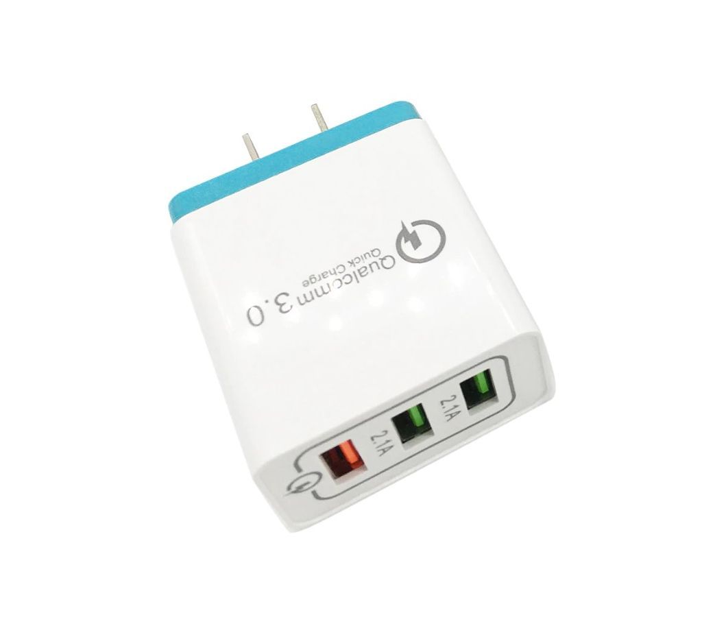 Quick Charger Adapter 3 USB Port