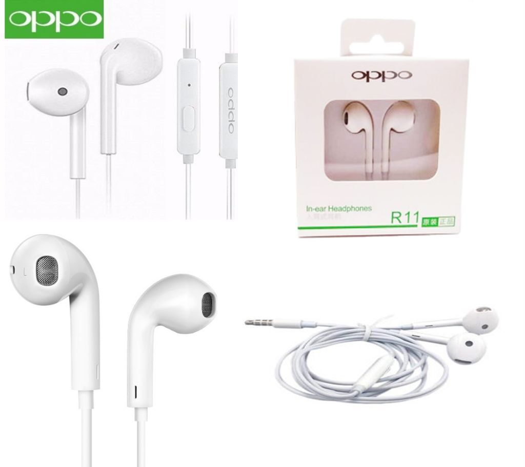 Oppo In-Ear Headphone Earphone For Smartphone - Black
