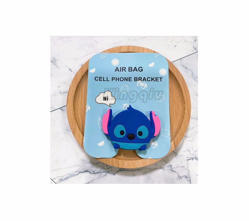 Cute Cartoon silicone Universal mobile Stand Finger phone Holder