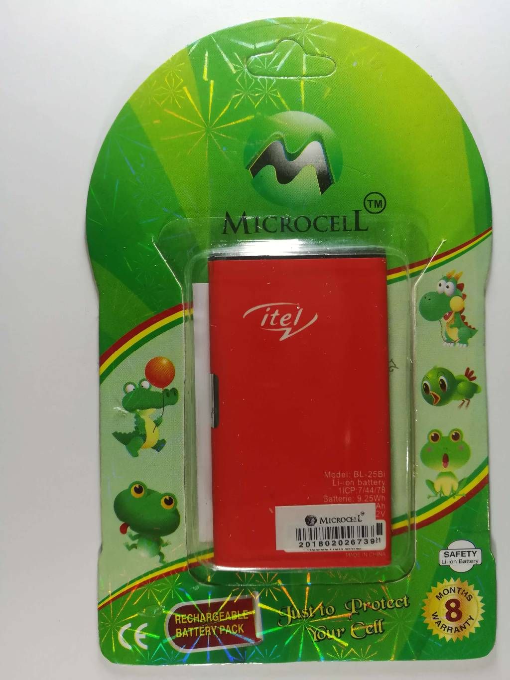 Microcell Green i-Tel BL-25Bi Battery
