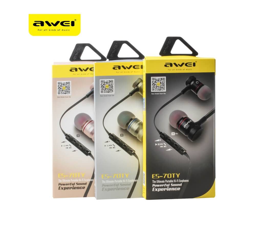 AWEI ES-70TY Earphone With Super base