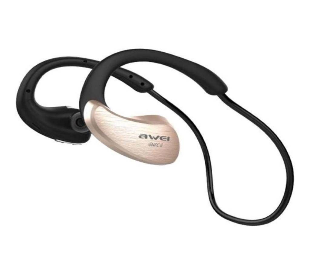 A885BL Waterproof Wireless Sports Headphone Gold