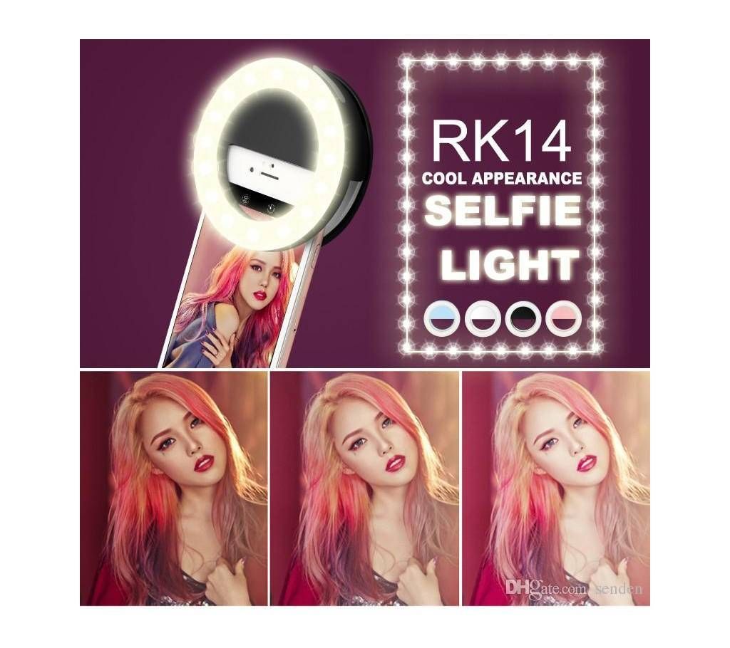 RK14 Selfie Light Led Ring Flash Fill Light Universal Luxury Smart Phone LED Flash Fill Light