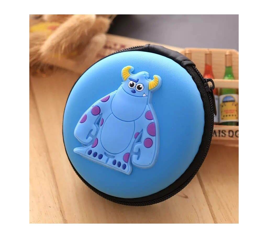 Monster Blue Round Headphone Case