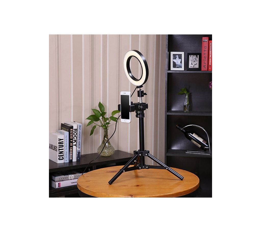 LED Ring Lamp Set For Youtube Video Live Makeup Lamp Photo Studio