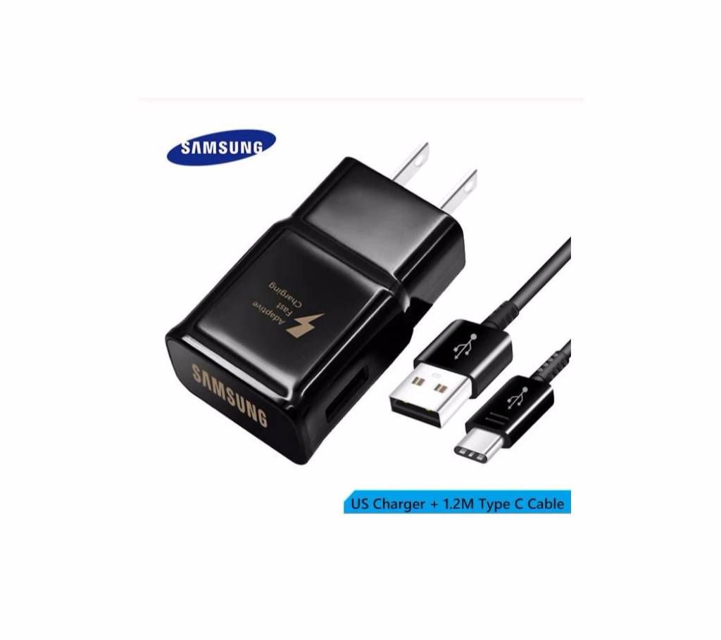 Samsung Original Fast Charger 9V1.67A Quick Adapter With USB Type C Cable