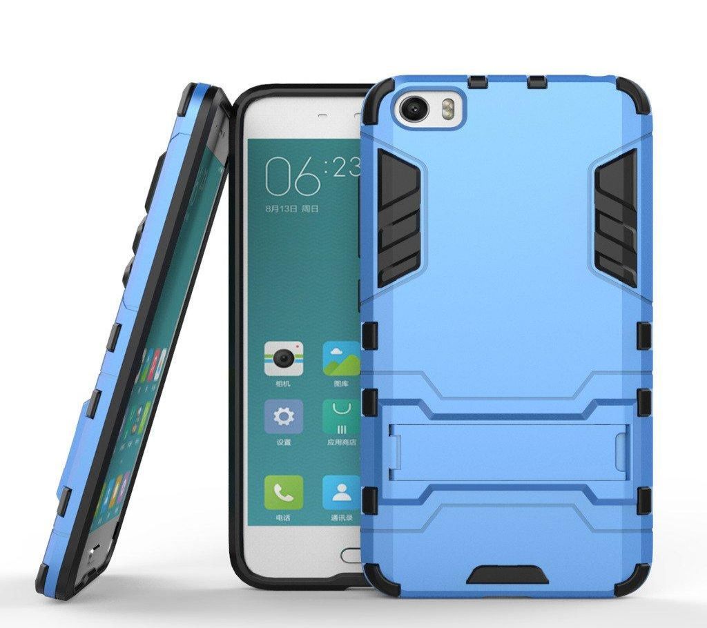 Xiaomi Mi 5 Armor Shockproof Phone Back Cover - Blue