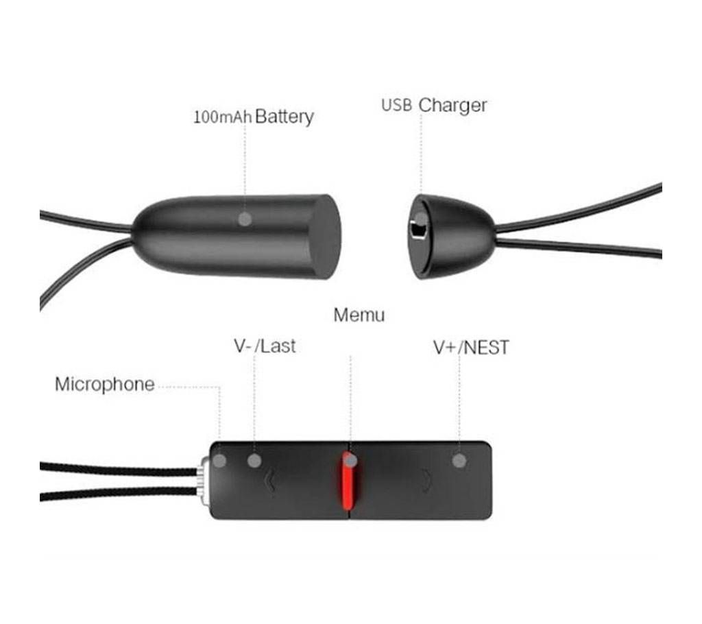 Remax S8 bluthooth headset	