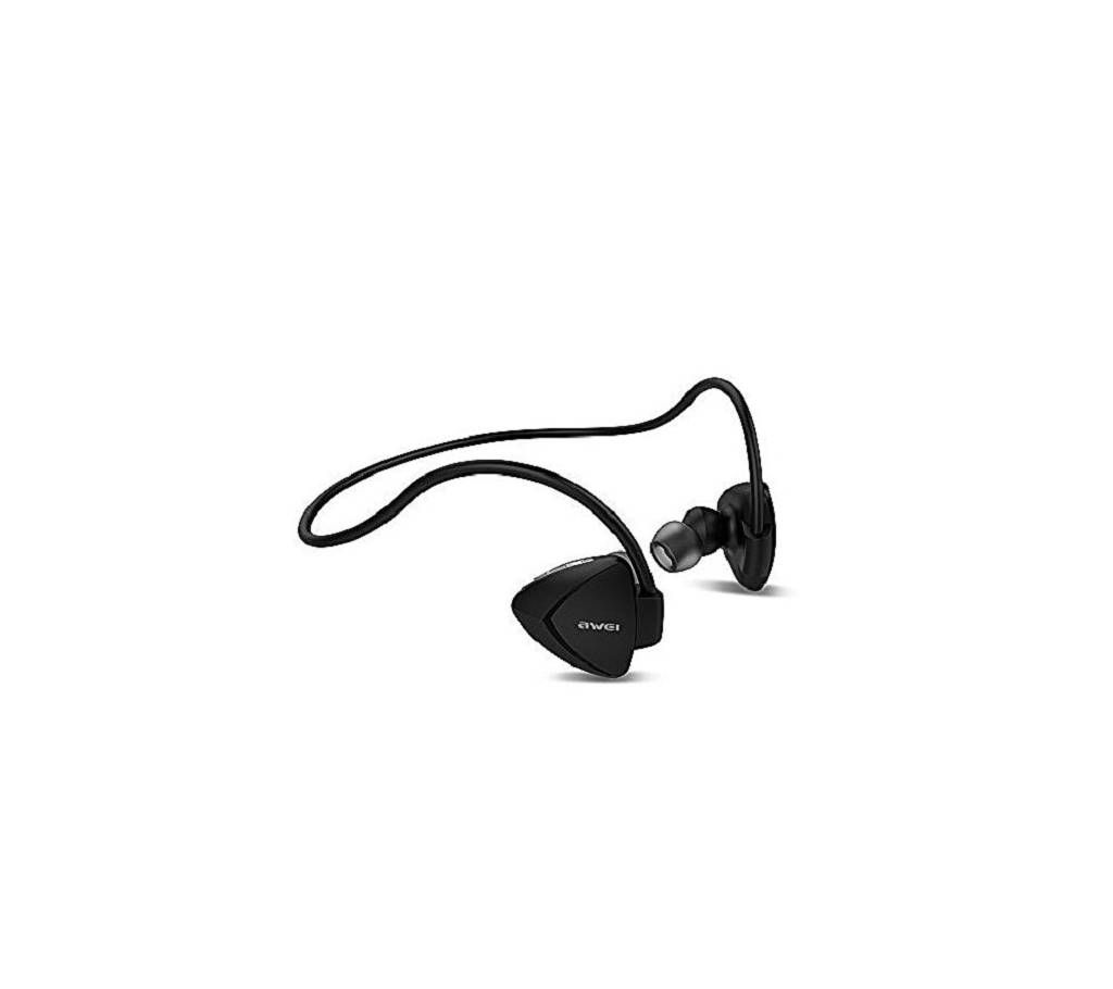 Awei A840BL Waterproof Bluetooth Earphone - Black