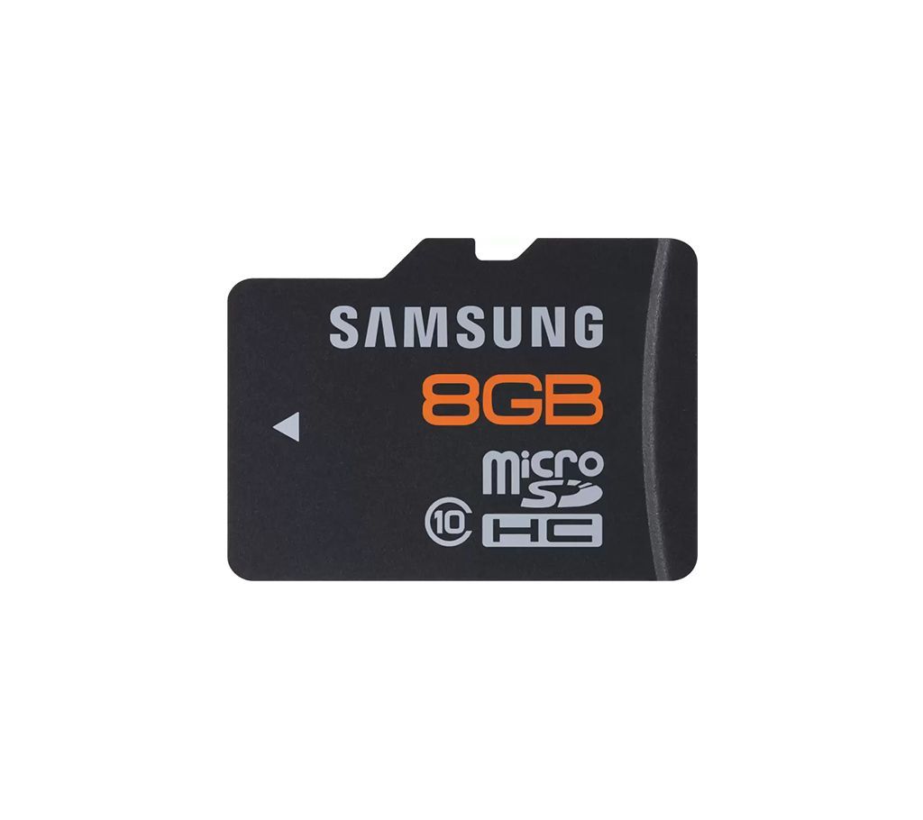 Samsung micro SD card is 8 GB Class 10