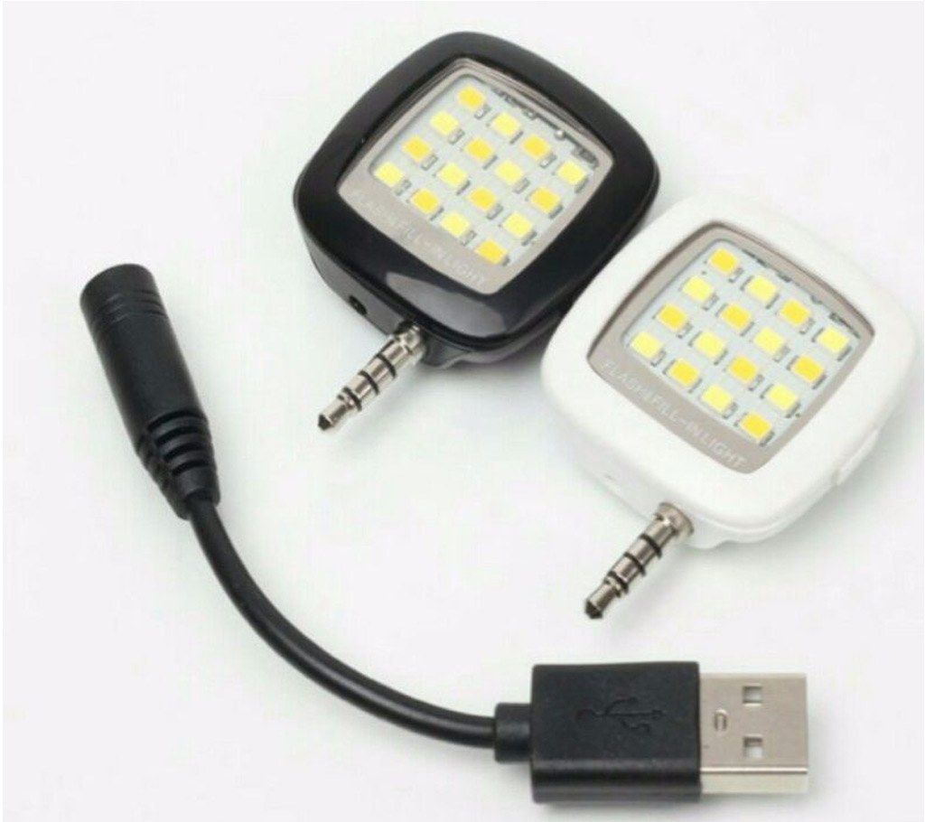 Portable 16 LED Selfie Flash Light