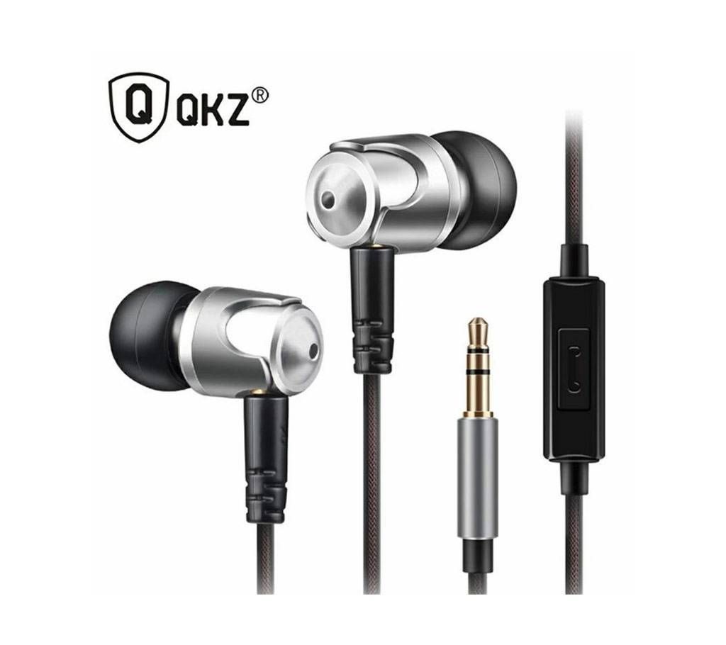QKZ DM4 in Ear Hybrid Unit HiFi Dynamic Earphones