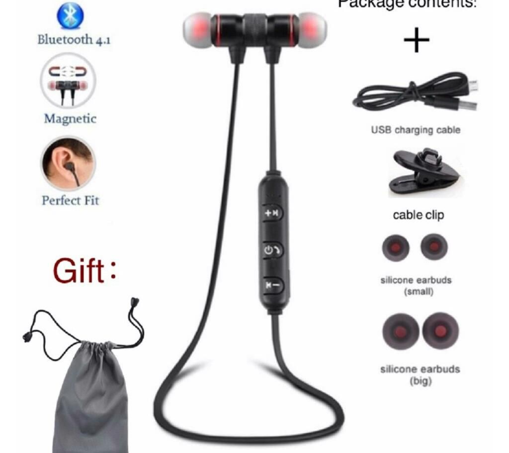 sport sound stereo bluetooth earphone