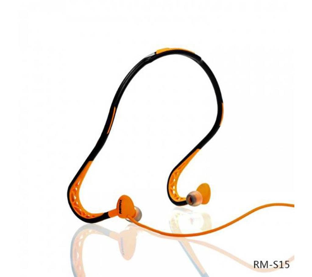 Remax RM-S15 Sport Wired Strong Bass Earphone