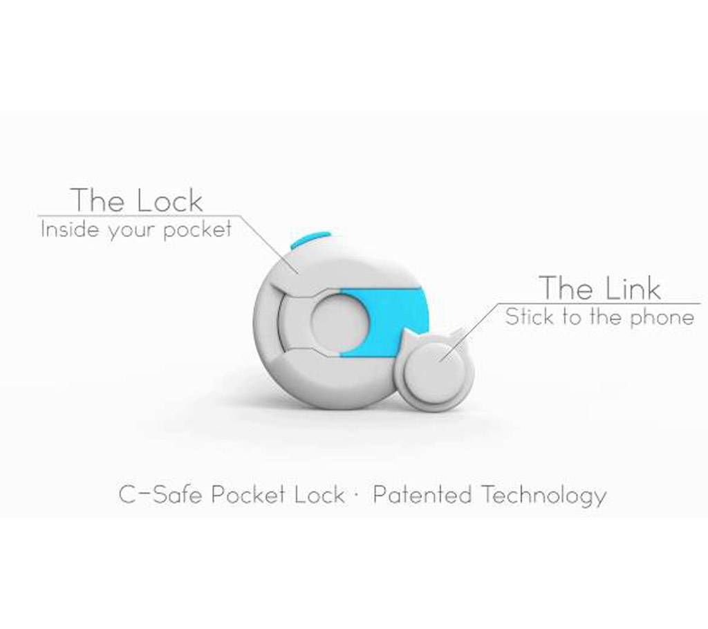 Safe Pocket Mobile Phone Lock Anti-Drop Anti-Thief