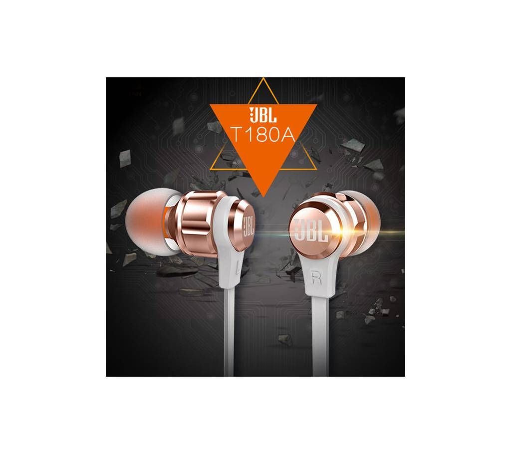 JBL T180A Stereo In-Ear Headphone