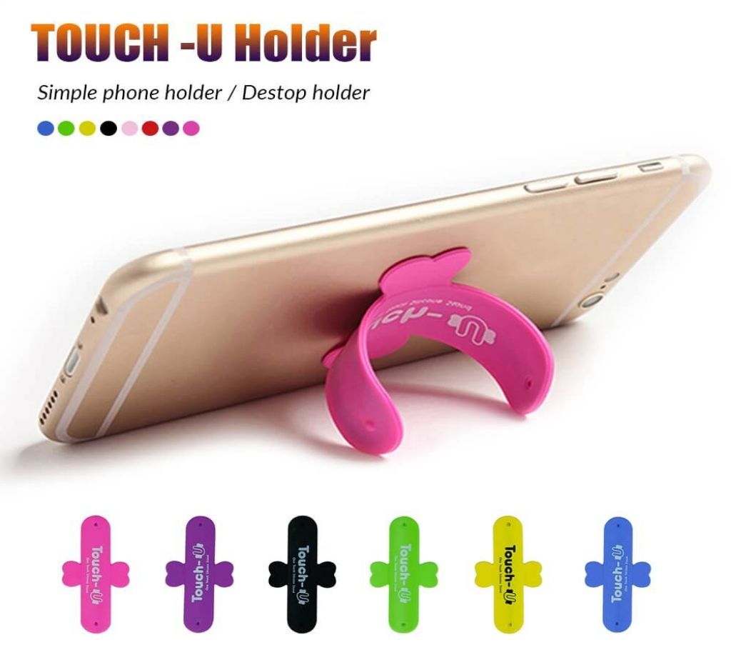 Touch- C Portable Universal Silicone Stand Holder - Multicolor