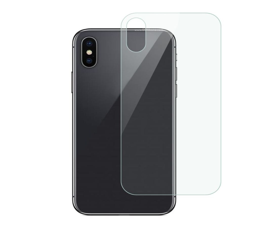 Dayspirit Back Tempered Glass Screen Protector Film for IPHONE X