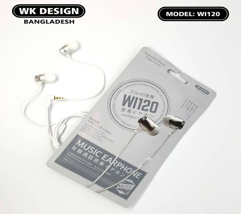 Earphone, Earbuds WK Desing
