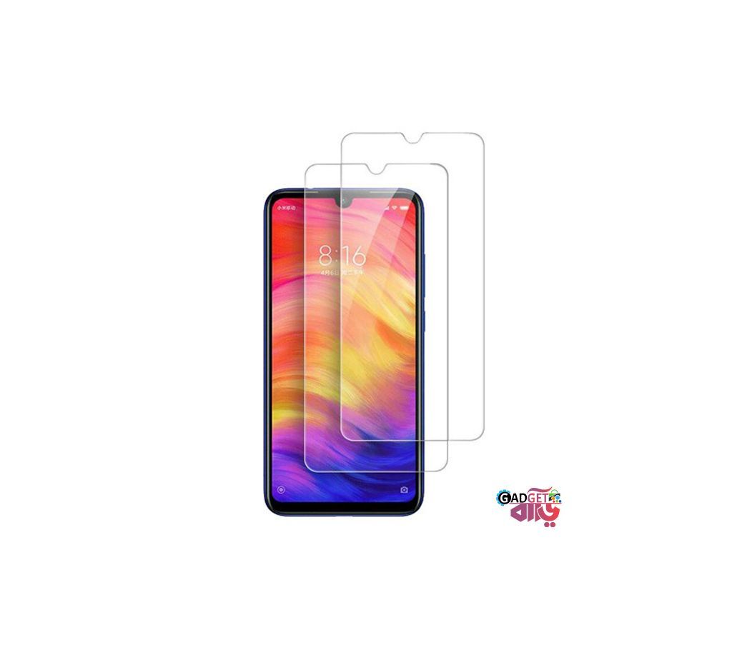 Glass Screen Protector For Xiaomi Redmi Note 7-7s-7 Pro- Transparent