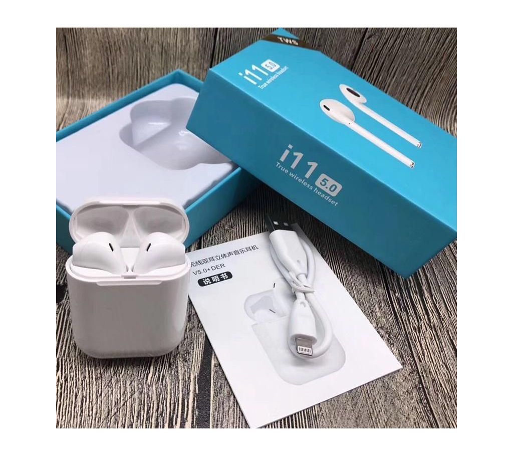 i11 TWS wireless headphones mini AirPods Bluetooth 5.0 Earphones Earbuds Charging box - GNG