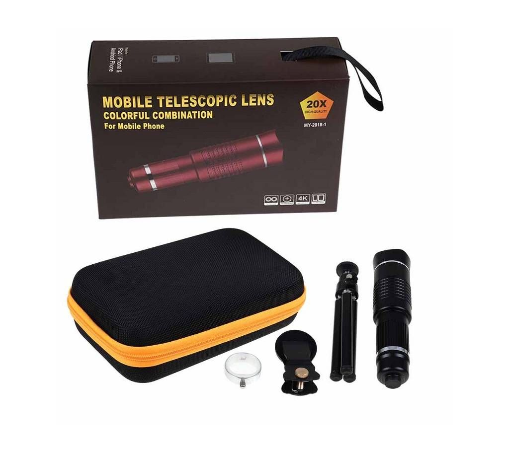 20x HD 4K Zoom Phone Telescope Lens