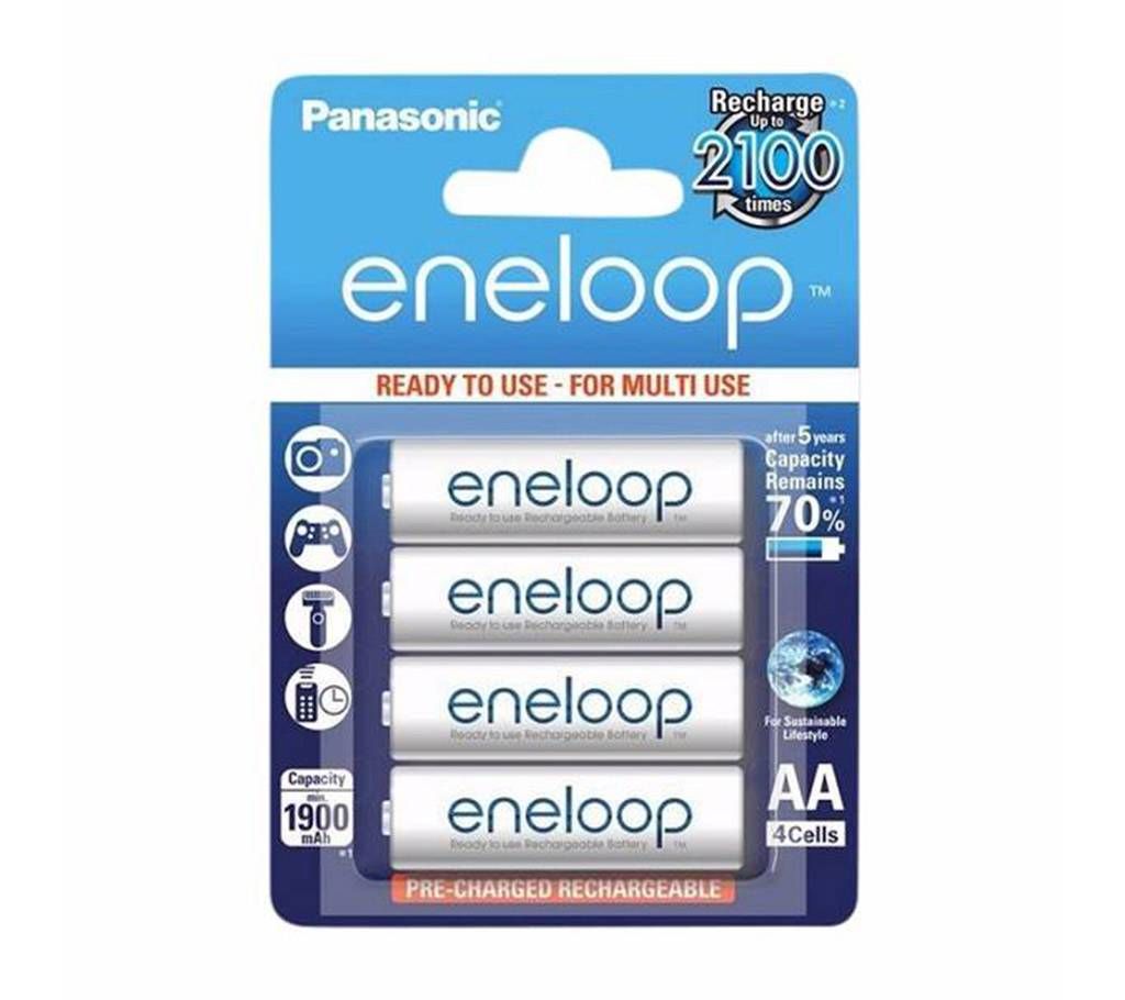 Panasonic Enloop 4(AA) 2000 mAh battery 