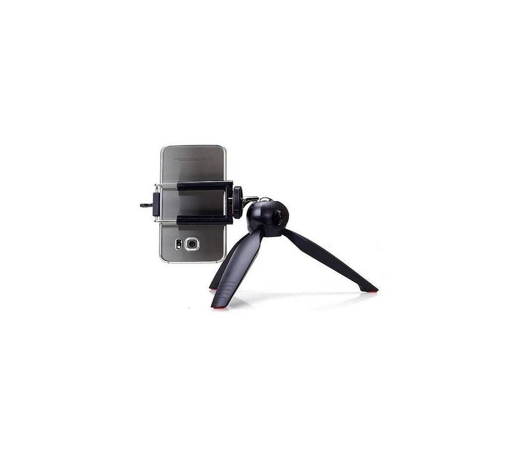 Mini Tripod Stand & Stabilizer Gimbal for Mobiles & DSLR Camera With Phone Holder Clip & Ball Head