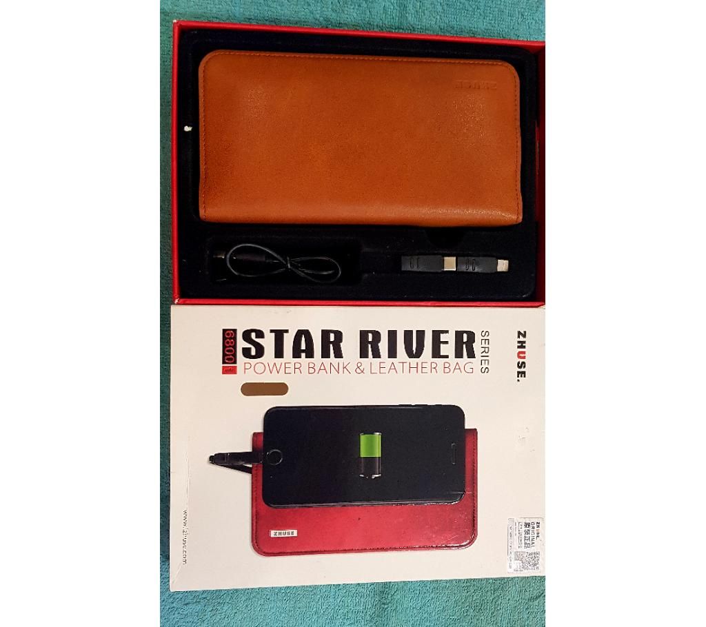 Zhuse Leather Power bank 6800mAh