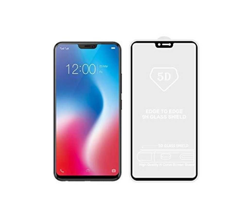 Full Glue 5D Tempered Glass Screen Protector for vivo V9