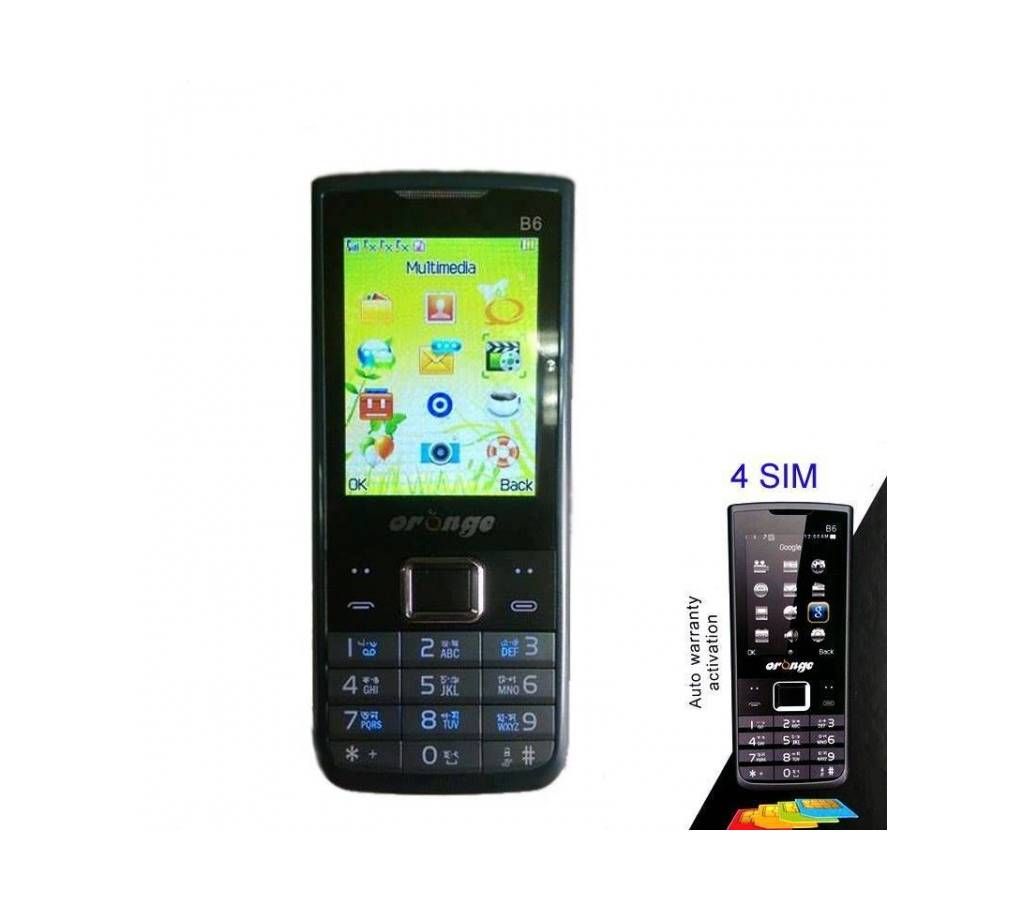 Orange B6 4 Sim Phone With Warranty