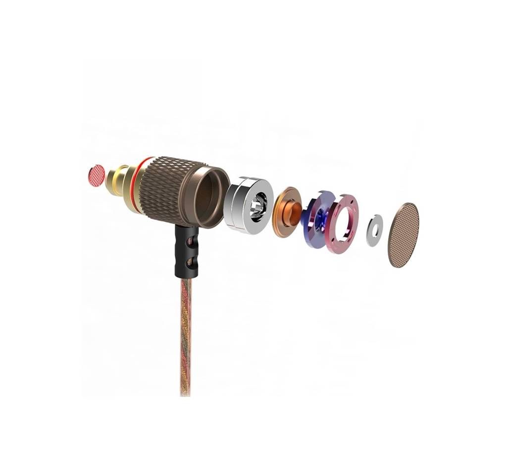 QKZ DM6 Earphone Mic Volume Headphone
