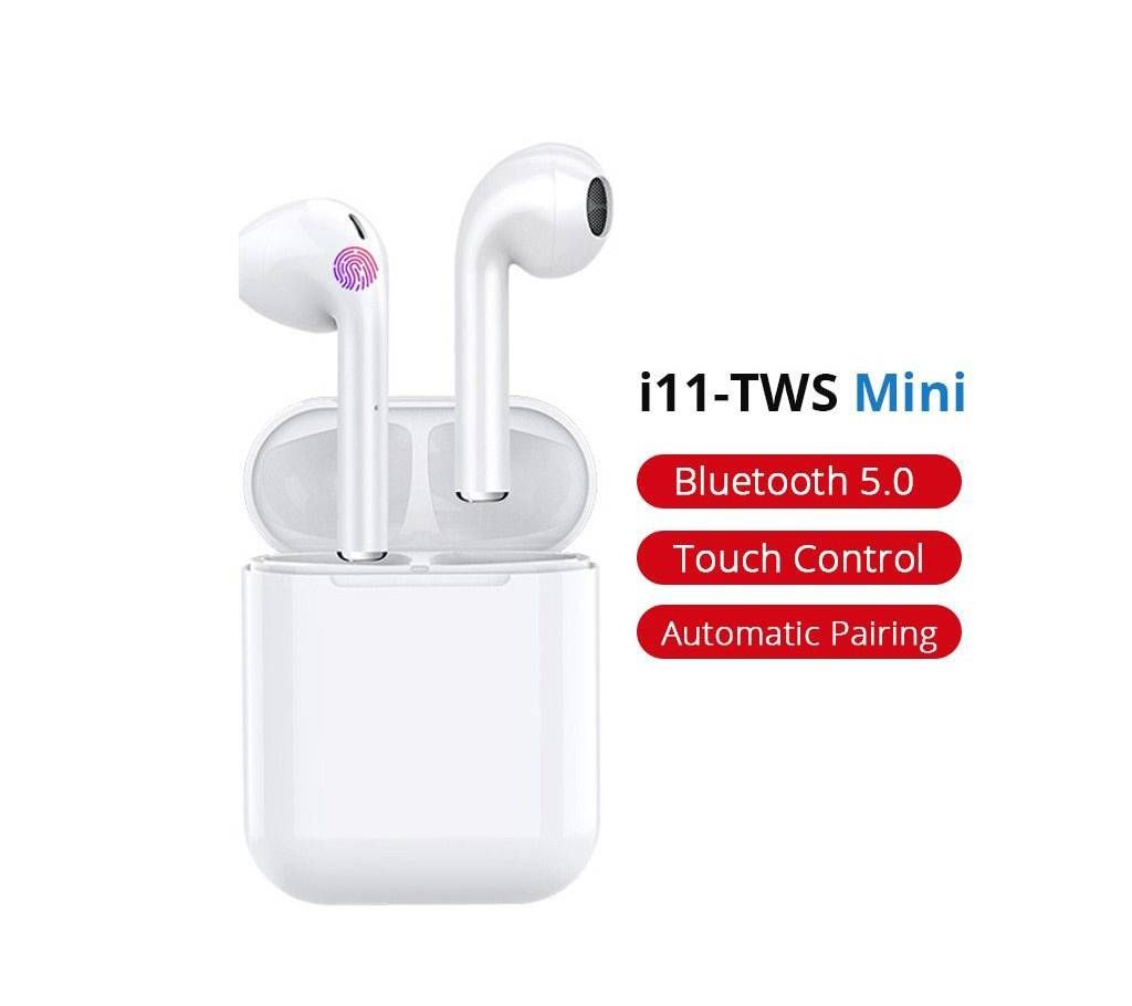 i11 TWS Bluetooth 5.0 Wireless Earphones Mini in-ear air Earbuds with Charging Box