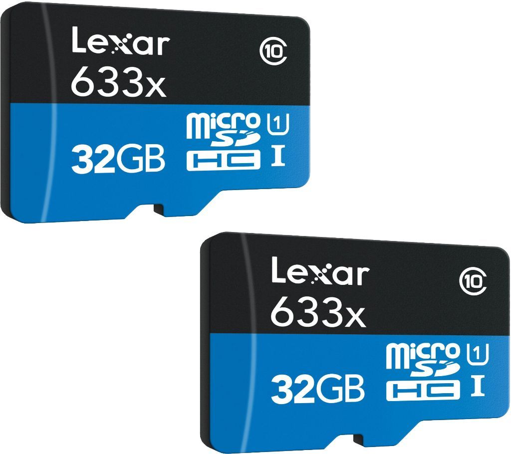 Lexar  microSDHC UHS-I 633X 32GB High-Performance Memory Card