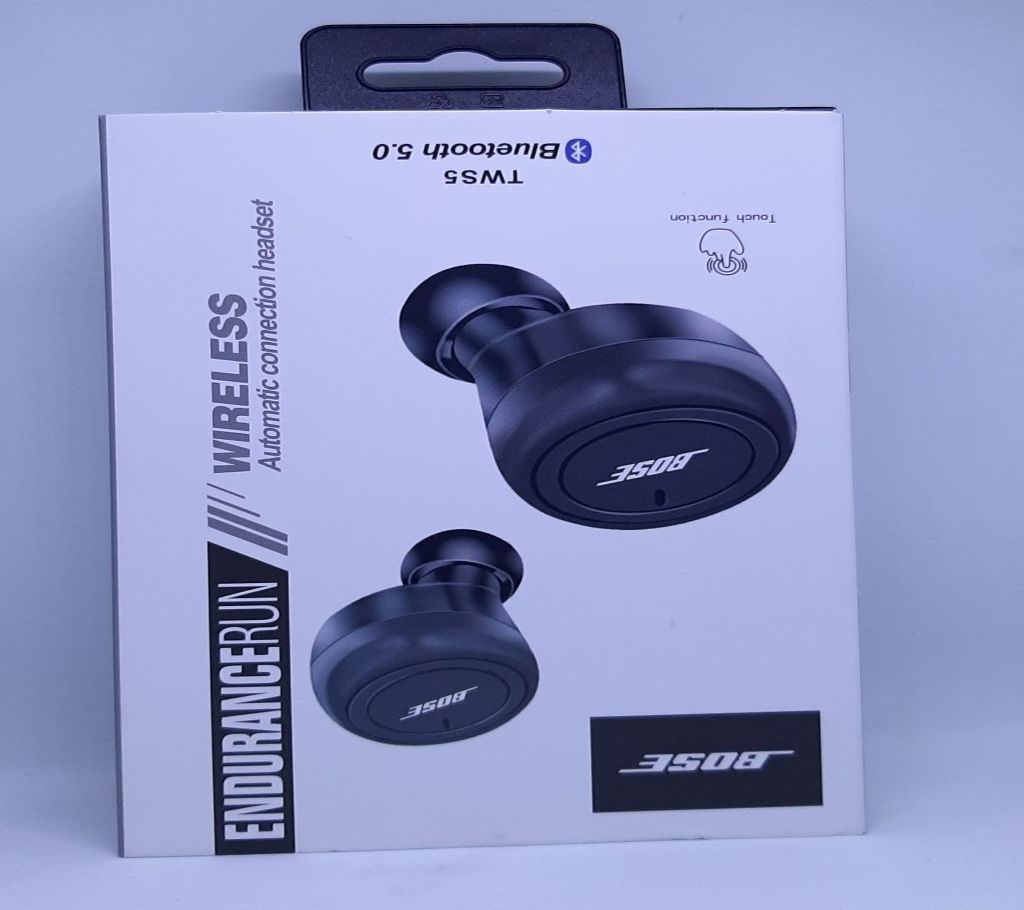 Bose TWS 5 Wireless Headphones With Twist lock,Durable build,Sweat Proof,3 Button Mic,UNiversal Control - AGF
