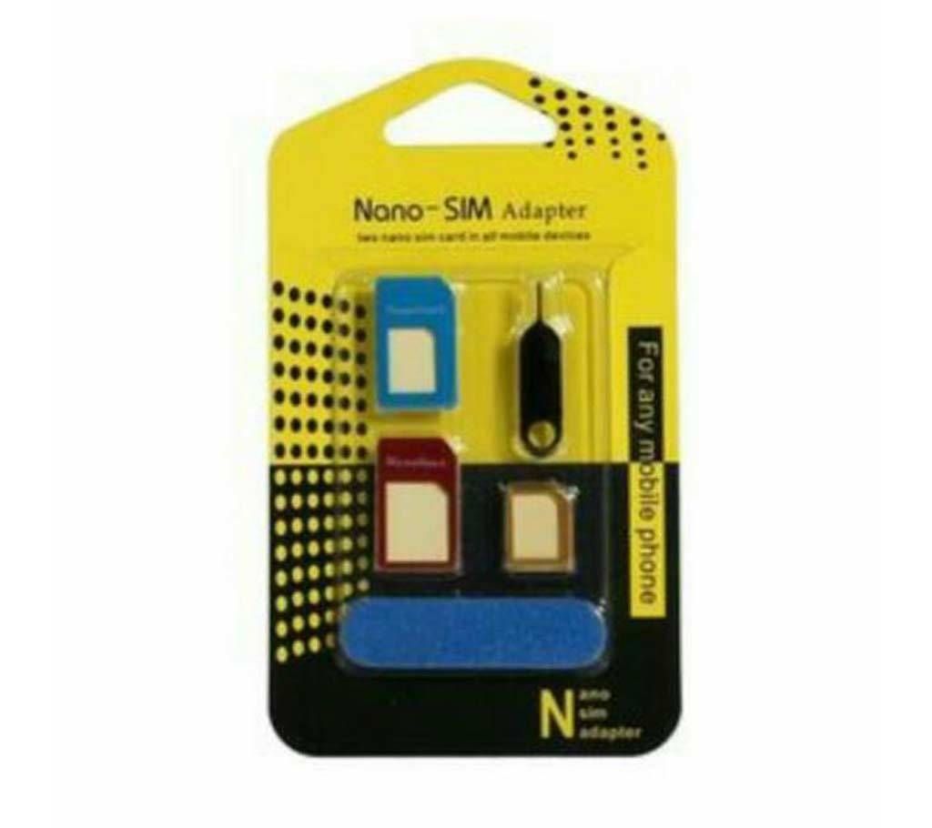 5 In 1 Micro Sim Adapter